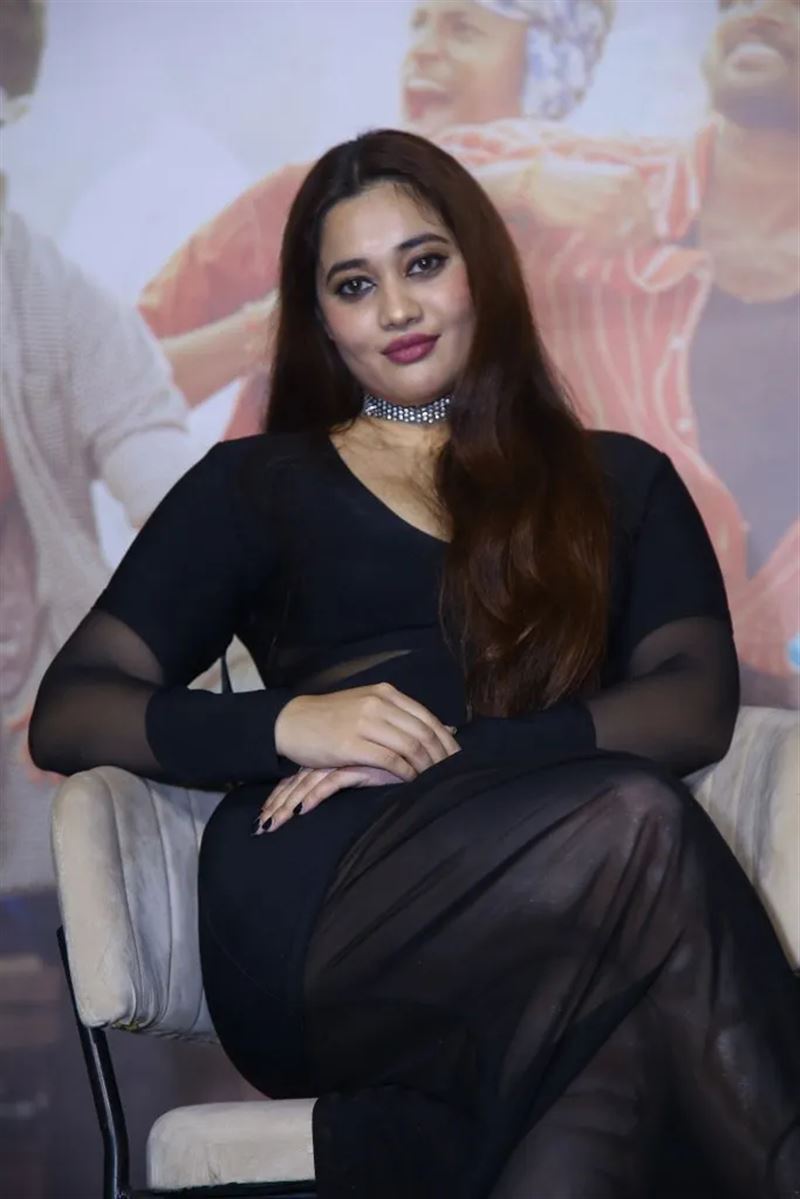 Telugu Actress Ankita Kharat at Raju Yadav Movie Trailer Launch